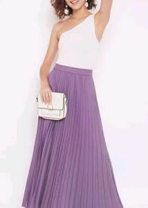 Women Satin Maxi Skirt
