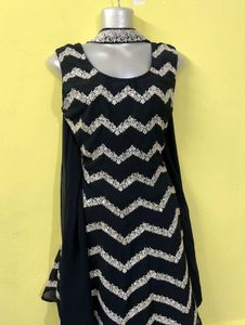 Elegant Navy Blue Kurta Set