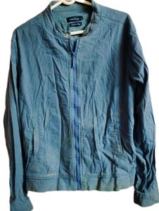 Highlander Men&#39;s Blue Cotton Jacket – Lightweight