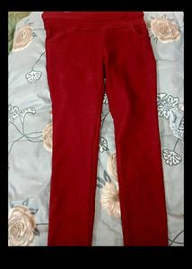 LYCRA Women&#39;s Maroon Jegging