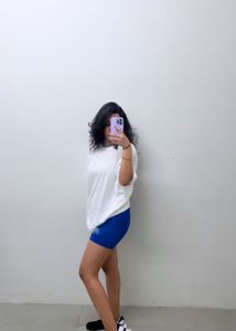 H&amp;M Blue Cycling Shorts