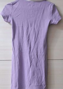 Lilac Mini Dress