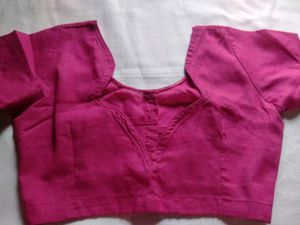 Pink Fitted Blouse