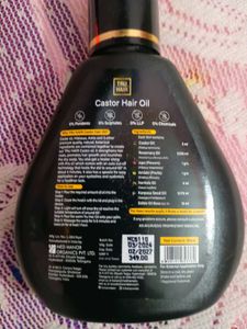Castor Hair Oil  .With Free Natural Biotin Shampoo