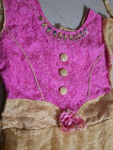 Pink &amp; Gold Party Dress