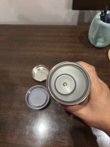 Steel Water Bottle With Wood Finish
