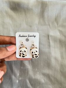 4 Panda Earrings