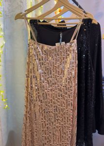 Sequin Mini Slip Dress