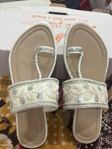Elegant White Flats