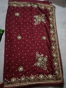 Bridal Red Saree❤️