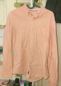 Men's Peach Netplay Oxford Shirt -