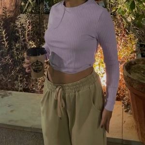 Full Sleeve Crop Top