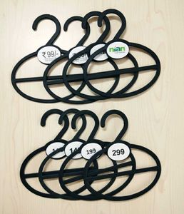Versatile Scarf &amp; Tie Hanger Set - 8 Pcs