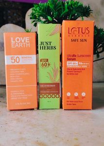 Sunscreens Combo ✨🌼