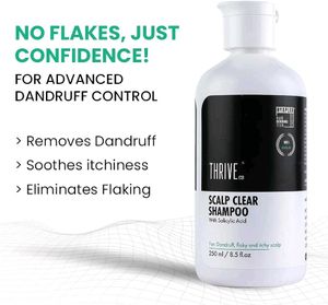 Pack Of 2 Salicylic Acid Shampoo + Scalp Massager