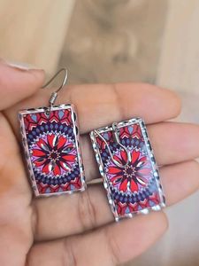 Beautiful Colorful Lightweight Boho Theme Earrings