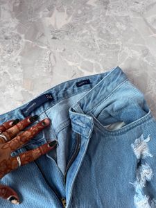 Ripped Light Wash Jeans