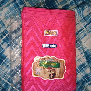 Pink Patterned Saree
