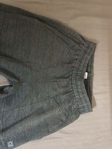 Comfy olive Grey solid cotton Joggers