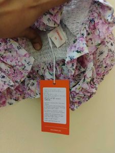 Urbanic Floral Crop Top For Sale