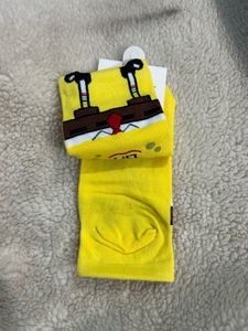 Iron Man &amp; Sponge Bob Print Socks