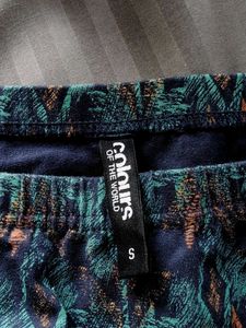 Colours of the World Printed mini skirt