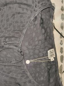 Stylish Gray Long Sleeve Top