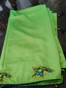 Elegant Embroidered Saree