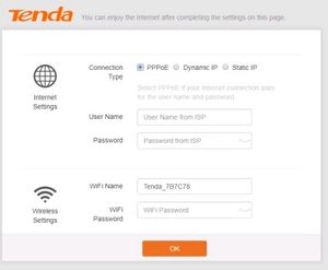 Tenda Wifi Router