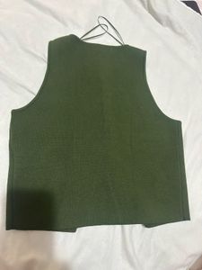 Zara Green Knit Vest