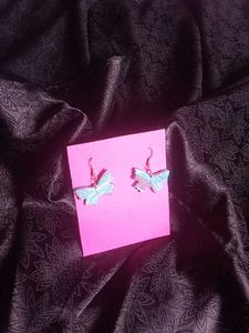 Blue Butterfly Earrings