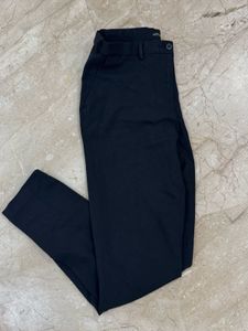 Splash Black Slim Fit Trousers