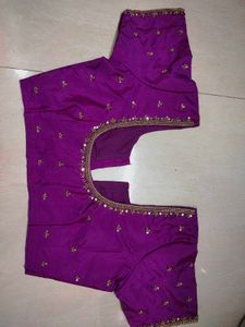 💜Purple  Aari Blouse