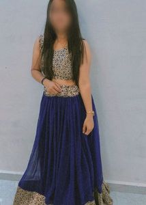 Elegant Blue Lehenga Choli Set.. brand new .. only