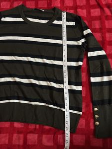 Striped Knit Sweater