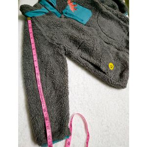 MilkMile Grey Sherpa Jacket