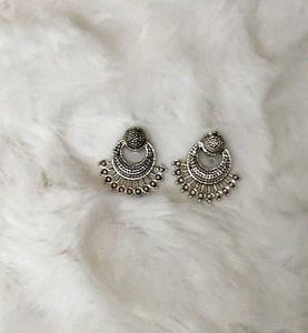 Artificial Silver Earrings