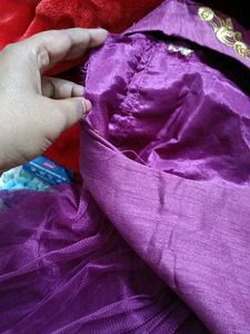 Stitched Anarkali Long Suit With Dupatta