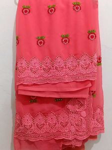 Beautiful Pink Saree