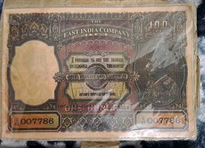 100 Rs Eagle Note East India Company