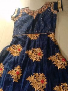 Embroidery Long Frock