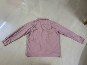 Pink Jacket With Full Sleeve