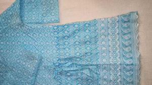 Chikankari Blue Embroidered
