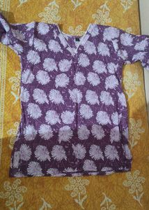Floral Print Short Top