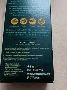 Indulekha Svetakutaja Oil - Dandruff Treatment