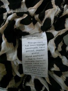 Cheetah Print Shirt -L  Motel Rocks