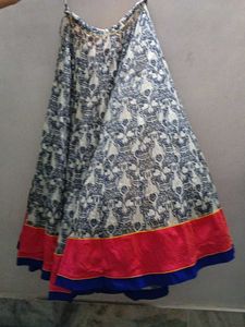 Patterned Maxi Skirt