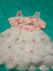 Floral &amp; Ruffle Party Dress