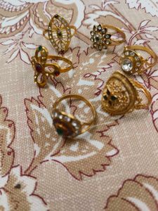 Vintage Gold-Tone Ring Collection