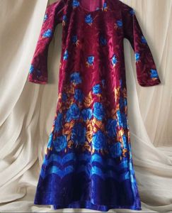 velvet kurta